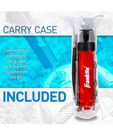 Franklin Sports Ball Pump Kit - Handy 7.4 Pump with Needle, Gauge, and Carry Bag for Basketball, Soccer Balls, and More - Buy Online on GoSupps.com