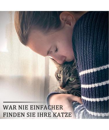 Jiarui Reflective AirTag Cat Neck Band - Adjustable GPS Collar for Cats & Puppies (9-13 inch) with Bell | International Shipping Available - Buy Online on GoSupps.com