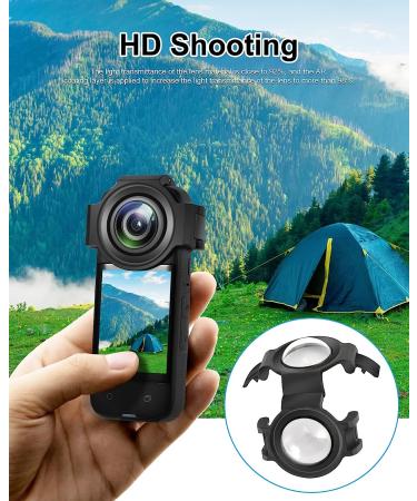 PULUZ Waterproof Lens Guard for Insta360 X3 - Anti-Scratch Optical Glass Protector - Buy Online on GoSupps.com
