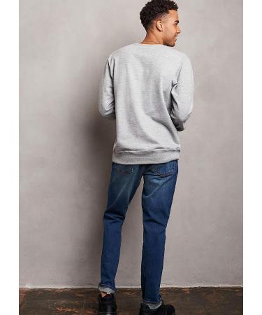 Russell Athletic Men's Cotton Rich 2.0 Premium Fleece Sweatshirt - X-Large, Oxford - Buy Online on GoSupps.com