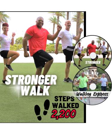 WALK FITNESS DVD - Walk off the weight & feel great! Maximize your metabolism, build strength, stamina & muscle. Walk and firm exercise videos Walking workout exercise DVD Low impact workout DVD