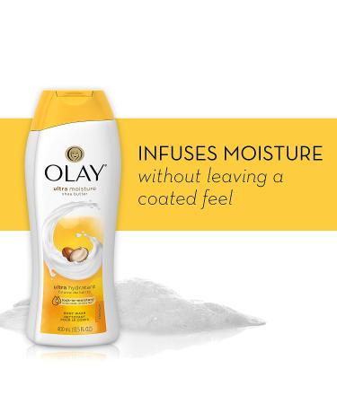 Olay Ultra Moisture Shea Butter Body Wash 13.53 Fl Oz - Hydrating Shea Butter Formula - Buy Online on GoSupps.com