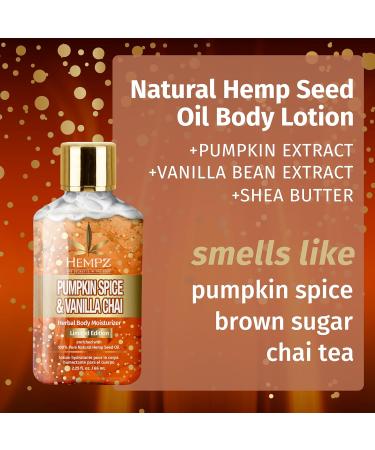 Shop Hempz Limited Edition Mini Pumpkin Spice & Vanilla Chai Body Lotion - Vegan & Gluten Free - 2.25 oz - Perfect for Men & Women - International Shipping Available - Buy Online on GoSupps.com