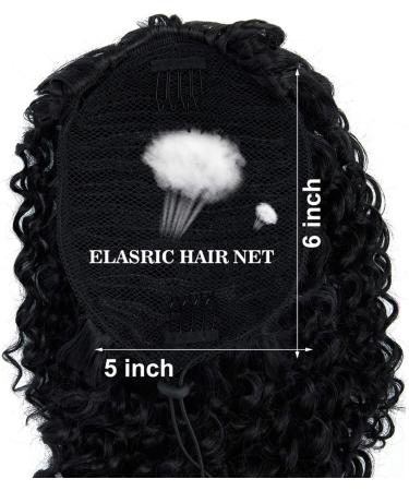 10 Inch Kinky Curly Drawstring Afro Ponytail Extension for Black Women - Buy Online on GoSupps.com