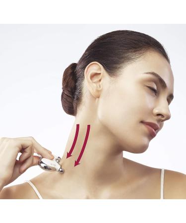 ReFa CAXA M1 Facial Contouring Tool | Reduces Wrinkles, Firms Skin, & Smooths Lines | Face Roller for Tightening and Toning | Pearl Red - Buy Online on GoSupps.com