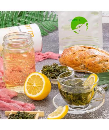 oriarmcha Chinese Tie Guan Yin Oolong Tea Loose Leaf 100g - Anxi Tieguanyin Fujian Tikuanyin Wulong Green Tea Leaves - Iron Goddess of Mercy Tieguanyin Oolong Tea 100g - Buy Online on GoSupps.com