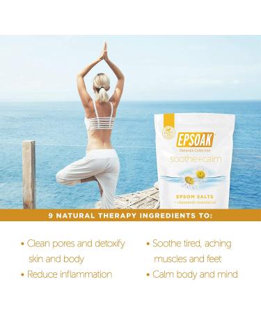 Epsoak Everyday Epsom Salt 2 lbs - Soothe & Calm Bath Salts for Relaxation - Buy Online on GoSupps.com