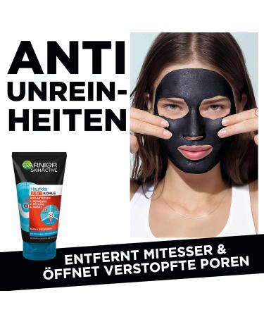 Garnier Peel-Off Mask for Blackheads Radiant Skin with Salicylic Acid & Charcoal 1 Tube - International Shipping - Buy Online on GoSupps.com