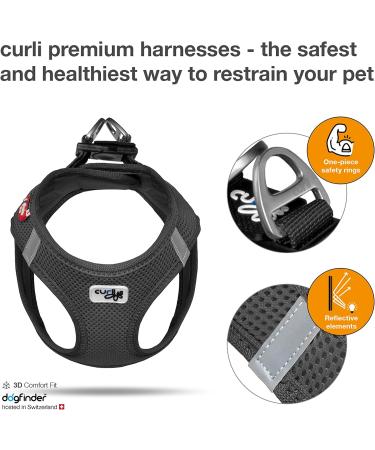 Buy Air-Mesh Vest Harness in Black 3XS No Curli D-Ring Buckle | International Shipping Available - Buy Online on GoSupps.com