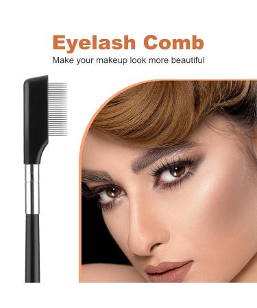 Metal Eyelash Comb - 3 Pack Professional Lash Separator Tool | Stainless Steel Mascara Applicator for Women & Girls - Buy Online on GoSupps.com