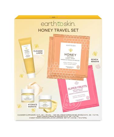 Shop Earth To Skin Honey Travel Set - Affordable Skincare for All Skin Types | International Shipping Available - Buy Online on GoSupps.com