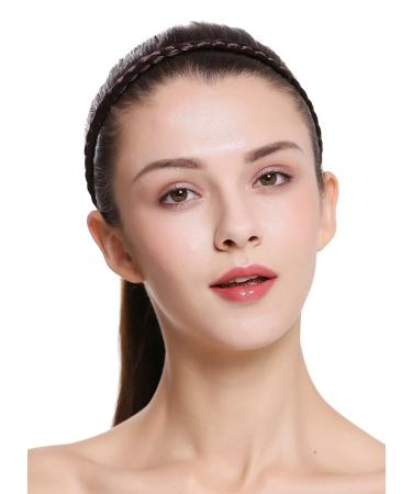 WIG ME UP CXT-009-006 Braided Brown Hairband Headband - Traditional Costume Accessory | Shop Internationally - Buy Online on GoSupps.com