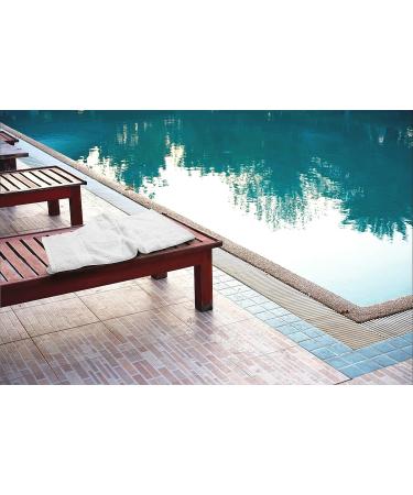100% Cotton White Bath Towels 22x44 Pack of 6 - Quick Drying & Soft | Ideal for Bathroom, Pool, Gym, Spa - Everyday Use - Buy Online on GoSupps.com