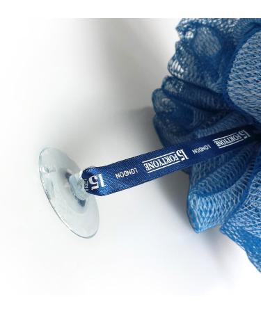 1541 London Exfoliating Body Puff Scrunchie in Midnight Blue - Shower & Bath Buffer - Buy Online on GoSupps.com