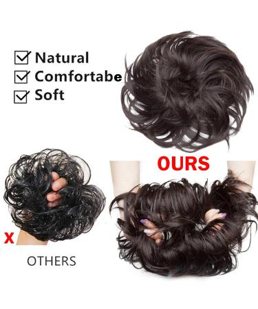 Shop Thick 80g Large Hair Tie Extensions for Messy Buns & Updos - Voluminous Ash Blonde & Bleach Blonde Hair - Buy Online on GoSupps.com