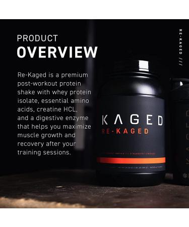 Post Workout Protein Powder  RE-KAGED Whey Protein Powder  Great Tasting Protein Shake with Whey Protein Isolate for Fast Post Workout Recovery with Complete BCAAs & EAAs (Iced Lemon Cake) - Buy Online on GoSupps.com