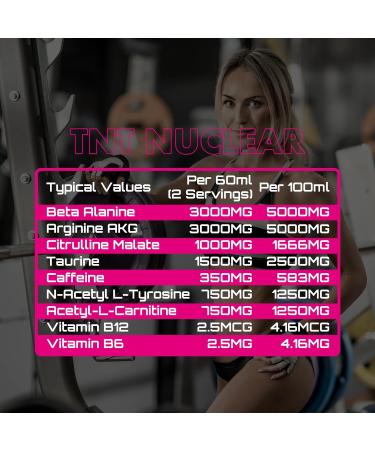 NXT Nutrition TNT Nuclear Shots - Pre Workout Energy Drink 12 x 60ml | Mixed Candy - Buy Online on GoSupps.com