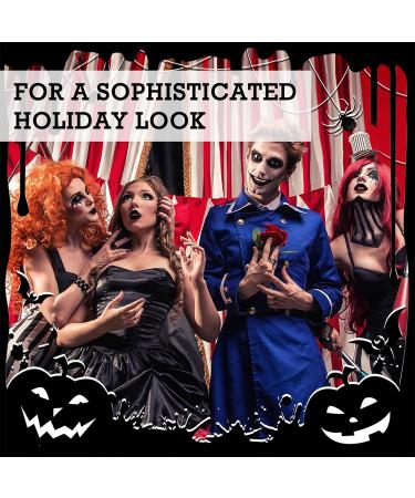 2PCS Black Matte Lip Liner & Lipstick Set - Waterproof Long-Lasting Highly Pigmented Velvet Gloss for Halloween Cosplay & Goth Makeup - Buy Online on GoSupps.com