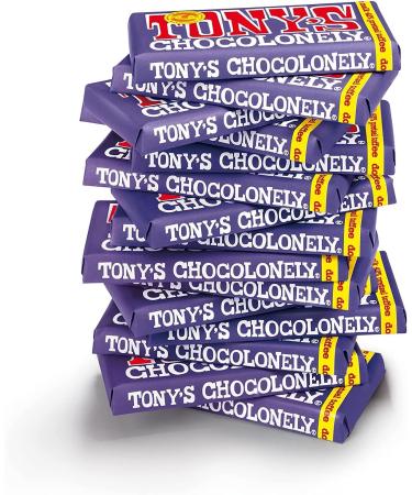  Tony's Chocolonely Tony's Chocolonely - Whole milk chocolate with Brezel and Toffee - Table caramel chocolate - 42% cocoa - 180g - Fair trade chocolate Belgium - Buy Online on GoSupps.com