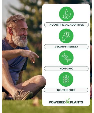 POWERED X PLANTS - Tiger Milk Mushroom Supplement - 500mg Per Capsule with 50% Beta-Glucan - Supports Respiratory Function Cognitive Clarity Digestive Balance & Immune Wellness - 60 Count - Buy Online on GoSupps.com