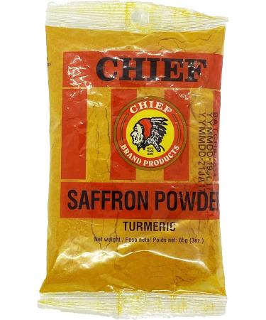 Chief Brand Saffron Powder (Turmeric) - 85g (Pack of 3) - Buy Online on GoSupps.com