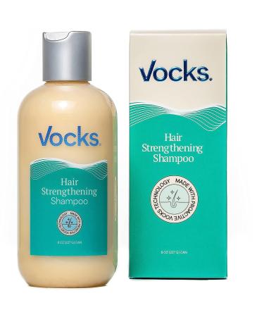 VOCKS Shampoo for Thinning Hair and Hair Loss - Anti-Hair Loss Shampoo for Men and Women - DHT Blocker Shampoo - Headed by Science - Includes Biotin Caffeine Keratin Castor Rosemary B5 and More Powerful Ingredients - For All Hair Types - 8.5 oz Shmapoo