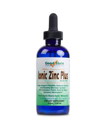 Good State | Liquid Ionic Zinc Plus - Ultra Concentrate (10 Drops Equal 15 mg - 200 Servings per Bottle)