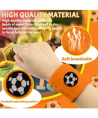 28-Piece Kids Welding Tape Wrist Set | 14 Sweat Bands & Whistles for Football Decorations & Birthday Parties - Buy Online on GoSupps.com