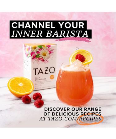 Tazo Calm Chamomile Herbal Tea Bags - Caffeine-Free, 20 Count (Pack of 6) | Deliciously Calming Tea - Buy Online on GoSupps.com