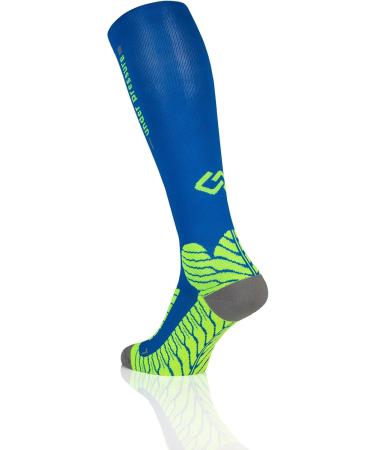 High Performance Runattack Compression Stockings - 18-21mmHg | Sport Compression Stocking | Size 39-42 | Ocean Blue - Buy Online on GoSupps.com