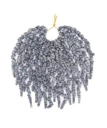 Gray 3 Pack Pretwisted Spring Twist Crochet Hair - 8 Inch Curly Braiding Hair (18 StrandsPack) - Buy Online on GoSupps.com