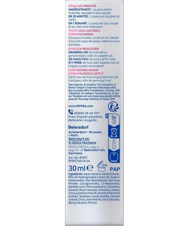 Beiersdorf NIVEA Cellular Hyaluronic Acid Serum Face Facial serum with Pure Hyaluron Wrinkle Filling and Moisturizing Skincare with Hyaluronic Acid 30ml - Buy Online on GoSupps.com