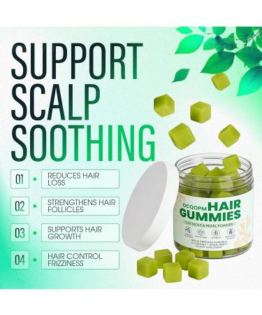 OCQOPM Revive Hair Gummies - Sea Moss Gummies with Pearl Powder Supports Faster Hair Growth Stronger Nails Extra Strength for Men&Women 30 Count (2) - Buy Online on GoSupps.com