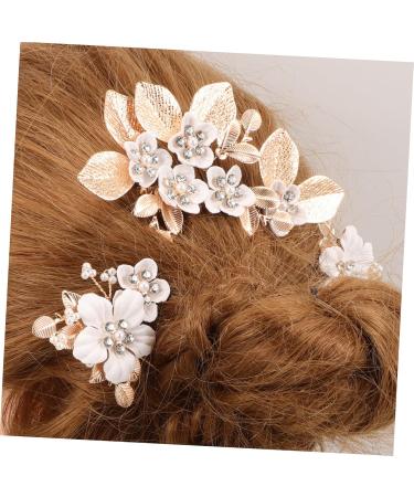 FOMIYES 1 Set Leaves and Flowers Hair Comb Bride Hair Comb Hair Accessories for Bridesmaids Headpiece for Wedding Decoration Flower Hair Accessories Flower Hair Pin Flower Hair Combs - Buy Online on GoSupps.com