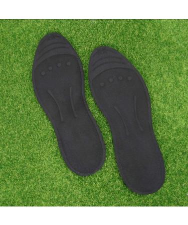 Liquid Insoles for Plantar Fasciitis - Shock Absorption Inserts for Men & Women - Breathable Shockproof Size 8 Black - Buy Online on GoSupps.com