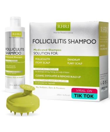 Anti Fungal Folliculitis Shampoo for Seborrheic Dermatitis Scalp Psoriasis Dandruff and Itchy Dry Scalp Relief