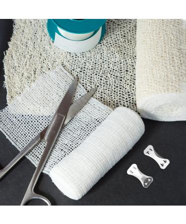 50pcs Aluminum Bandage Fixing Clips | Elastic Bandage Buckles & Metal Fasteners for Medical Use - Buy Online on GoSupps.com