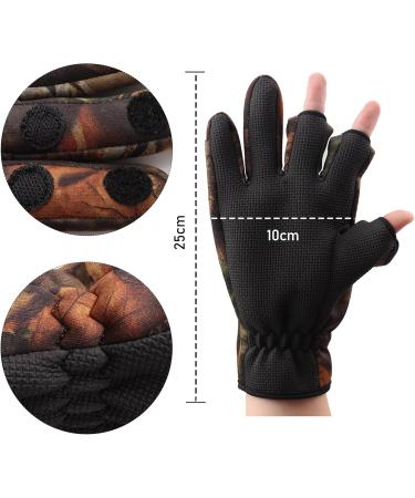 BB Hapeayou Fishing Gloves 3 Fingerless Anti-Slip Gloves for Men & Women | Waterproof Windproof Outdoor Sports Gear | Perfect for Fishing & Cycling (1 Pair) - Buy Online on GoSupps.com