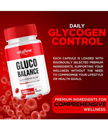 (2 Pack) Vitaflow Balance Support Supplement Capsules Official VitaFlow Support Supplements Pills with All Natural Premium Ingredients Vita Flow Advanced Glyco Balance for Men & Women (120 Capsules) - Buy Online on GoSupps.com