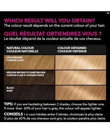 Garnier Olia Permanent Hair Dye Ammonia-Free Hair Color 9.0 Light Blonde Long-Lasting Hair Shine With 60% Oils 1 Application LIGHT / BLONDE SHADES 9.0 Light Blonde - Buy Online on GoSupps.com