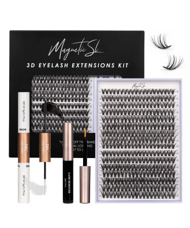 DIY Lash Extension Kit 320PCS Cluster Lashes C/D Curl Lash Clusters with Lash Bond and Seal Lash Applicator and Remover DIY at Home for 10-16mm Individual Eyelash Extension Kit-(30D+40D-0.07D-KIT) 320PCS(30D+40D-0.07D) - Buy Online on GoSupps.com