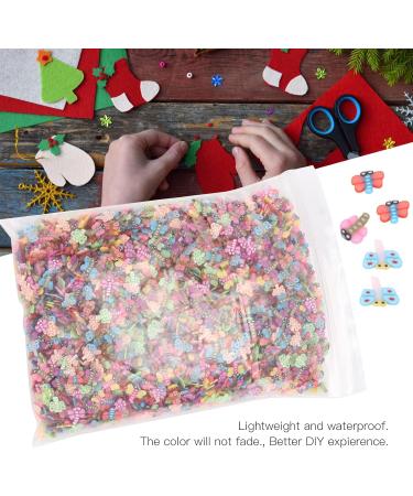 60g Mixed Bead Nail Art Slices - Colorful Lightweight Animal Beads for Crafting & Card Making | International Shipping - Buy Online on GoSupps.com