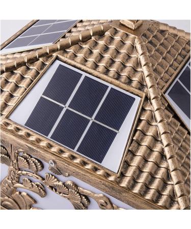 Courtyard Light Solar LED Pillar Light Intelligent Light Control Solar Pillar Lamp Songhe Solar Column Lamp Enclosure Gate Pillar Lamp for Courtyard Garden Lighting Fixture (Size : 30 * 30 * 35cm) () - Buy Online on GoSupps.com