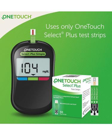 ONETOUCH Select Plus Simple Glucometer Kit: Accurate & Virtually Painfree Blood Sugar Testing - Buy Online on GoSupps.com