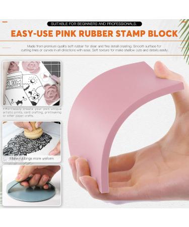 Rustark 42Pcs Rubber Stamp Making Kit for Printmaking - Carving Knives, Blocks, Roller, Ink Brayer, Tracing Paper & More - Buy Online on GoSupps.com