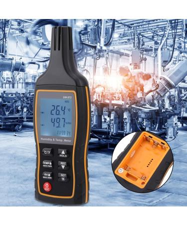 SW-572 Digital Thermometer & Hygrometer - Accurate Temperature & Moisture Monitor with Data Storage for Indoor/Outdoor Use - Buy Online on GoSupps.com