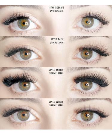 FReed Blue Magnetic Eyelashes - 2 Pairs of Natural Glue-Free Reusable Lashes (32mmX12mm) for Full Eyes - Buy Online on GoSupps.com