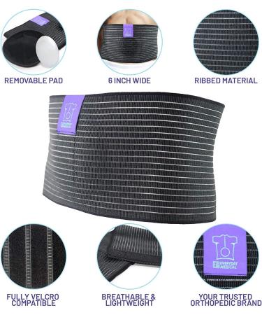 Everyday Medical Umbilical & Inguinal Hernia Bandage - Comfortable Invisible & Adjustable - 2XL (1 Pack) for Everyday Use - Buy Online on GoSupps.com