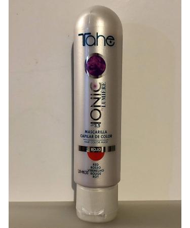 Tahe Ionic Lumiere pH 3.5 Hair Color Mask Red 100ml - Vibrant Color Treatment - Buy Online on GoSupps.com