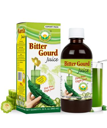 Basic Ayurveda Bitter Gourd (Karela) Juice | 32.46 Fl Oz (960ml) | Natural Bitter Melon Juice for Detox Support | Plant Based Ayurvedic Herbal Drink | for Liver Health Digestion & Immunity 32.46 Fl Oz (Pack of 1)